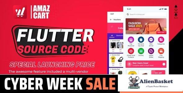 65389  Flutter AmazCart v3.0 - Ecommerce Flutter Source code for Android and iOS