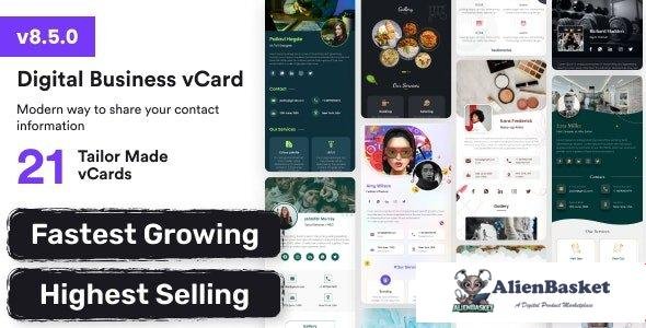 65532  VCard SaaS v8.5.0 - Digital Business Card Builder SaaS - Laravel VCard Saas - NFC Card