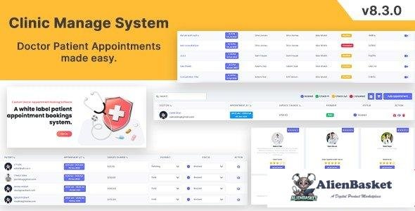 65589  Clinic Management System v8.3.0 - Doctor Patient Appointment Management System Laravel