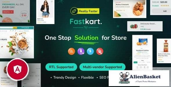 65595  Fastkart v1.0.1 - Single or Multivendor Ecommerce with Angular & Laravel REST API