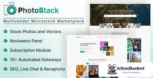 65679  PhotoStack v1.0 - Multivendor Microstock Marketplace