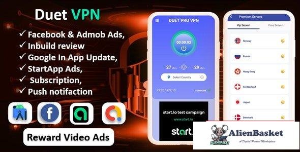 65756  Duet Pro VPN App v8.0 - Secure VPN App & Fast VPN