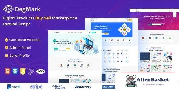 65847  DegMark v1.2.0 - Digital Products Buy Sell Marketplace Laravel Script