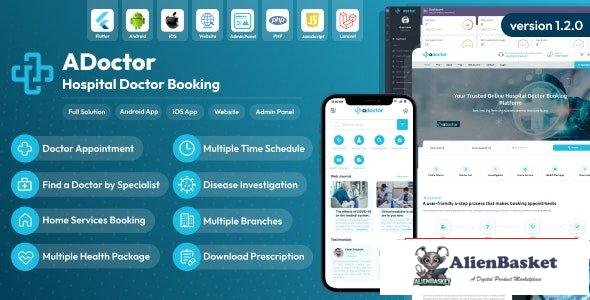 65969  ADoctor v1.2.0 - Hospital Doctor Booking Android and iOS App - 