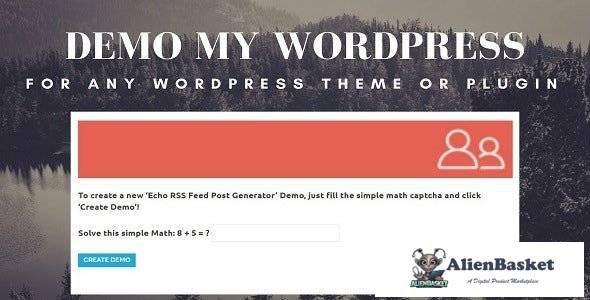 65966  Demo My WordPress v1.1.0 - Temporary WordPress Install Creator