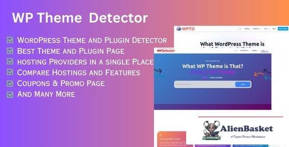 65982  WordPress Theme Detector and Web Hosting Comparison React NextJS script - 6 March 2024