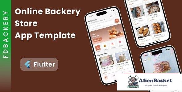 66155  FDBackery v1.0 - Online Backery Store App Template in Flutter