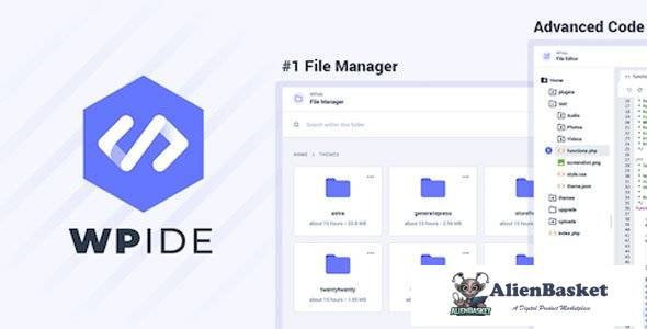 66311  WPIDE Premium v3.4.9 - File Manager & Code Editor