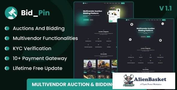 66465  Bid_Pin v1.1.0 - Multivendor Auction & Bidding Platform