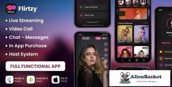 66490  Flirtzy - Live streaming, Video Call, Chat, Host - 21 March 2024