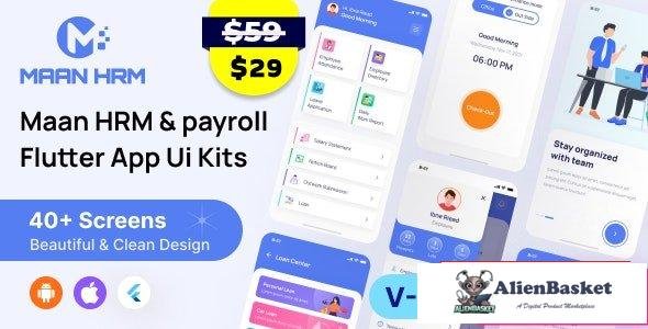 66555  Maan HRM Flutter App UI Kit (Android & iOS) v1.3