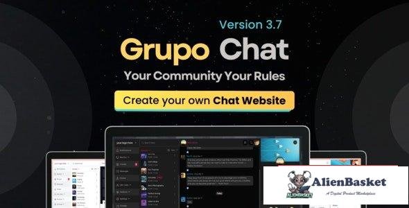 66652  Grupo Chat v3.7 - Chat Room & Private Chat PHP Script - 