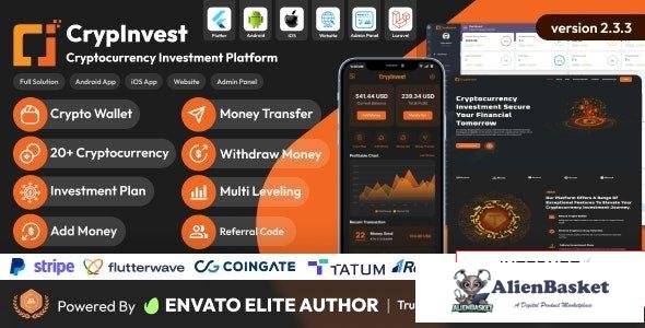 66795  CrypInvest v2.4.0 - Cryptocurrency Investment Platform Full Solution