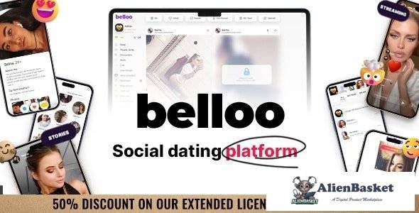 66799  Belloo v4.4.4.2 - Complete Social Dating Software - 
