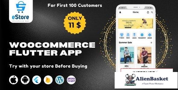 66811  eStore v1.1 - Build a Flutter eCommerce Mobile App for Android and iOS from WordPress WooComm