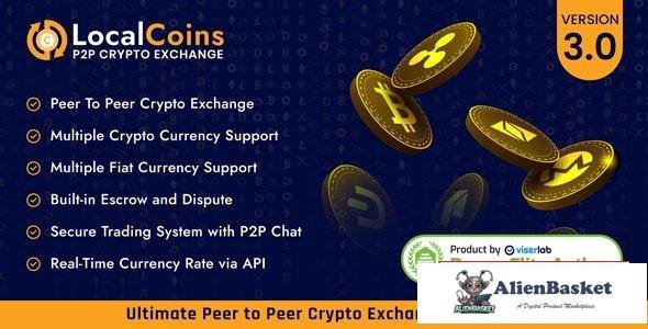 66865  LocalCoins v3.0 - Ultimate Peer to Peer Crypto Exchange Platform - 