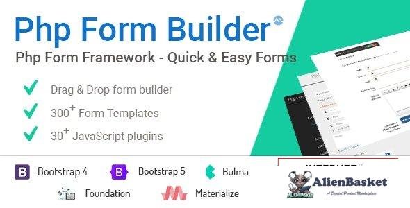 67447  PHP Form Builder v6.0.4 - Advanced HTML forms generator with Drag & Drop - 