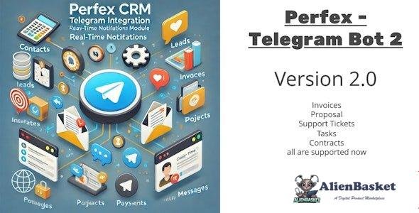 67174  Perfex CRM and TelegramBot Notification Module v2.0