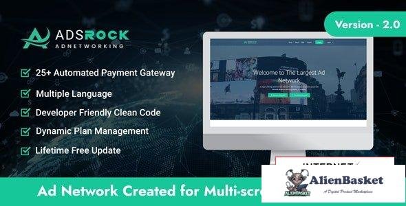 67324  AdsRock v2.0 - Ads Network & Digital Marketing Platform - 