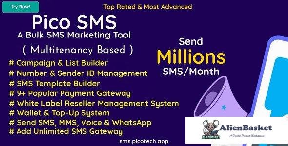 67448  PicoSMS v5.6 - A Bulk SMS Marketing Tool - 