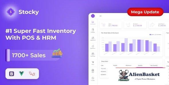 67534  Stocky v4.0.8 - POS with Inventory Management & HRM