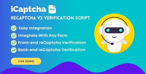 60144  iCaptcha v1.0 - Frontend & Backend reCaptcha Verification