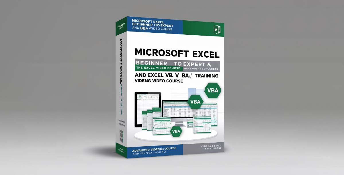115822 Microsoft Excel - Beginner to Expert and Excel VBA Training Video Course 