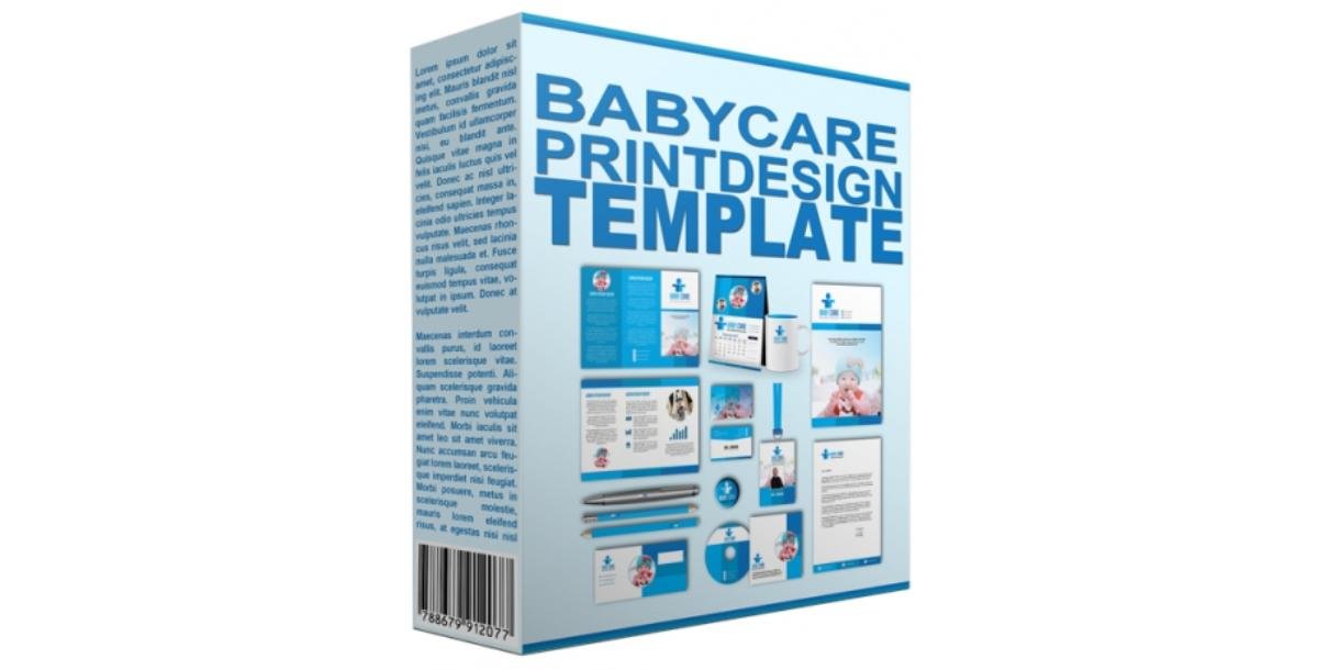 Baby Care Print Design Template-269