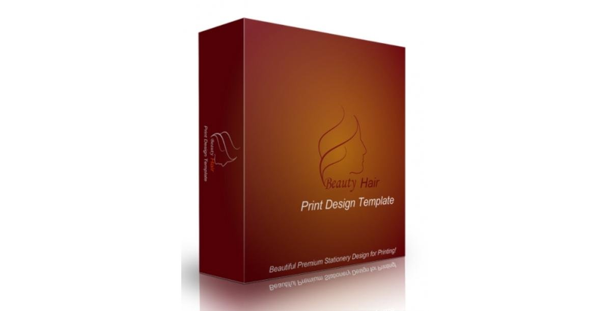 Hair Beauty Print Design Template-7647