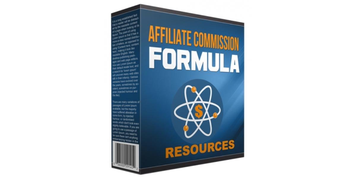 Affiliate Commission Formula-4701
