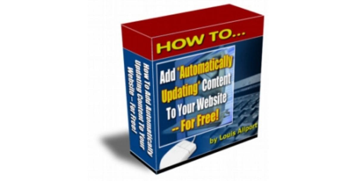 Add Automatically Updating Content To Your Website-7681