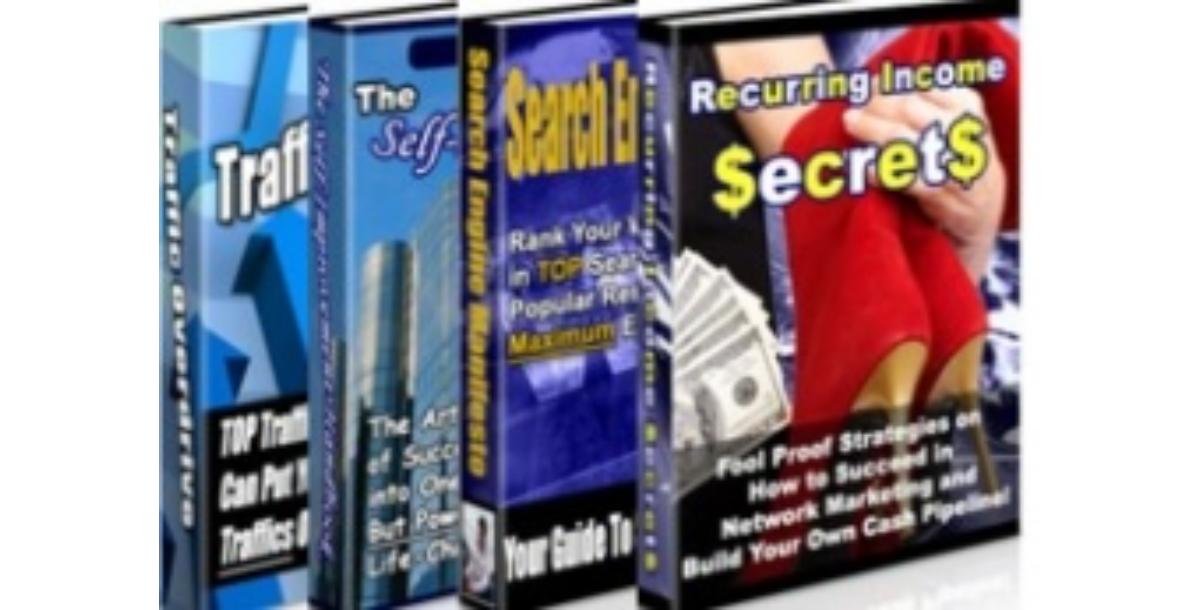 Full PLR Pack Of 4 eBooks-2739