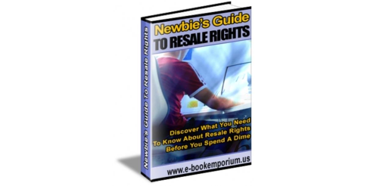 Newbies Guide To Resale Rights-8557