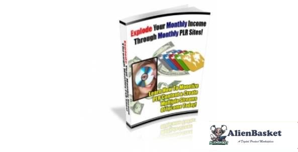 Explode Your Monthly Income Through Monthly PLR Sites!-8603