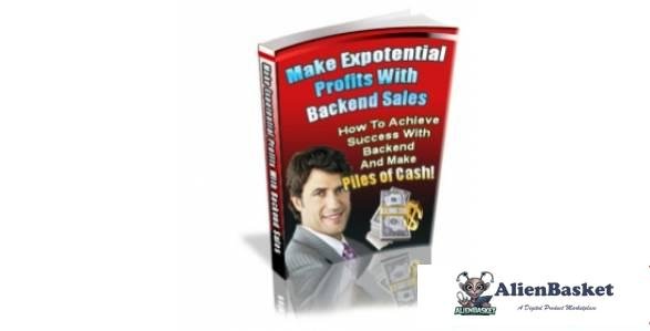 Make Exponential Profits With Backend Sales-8661