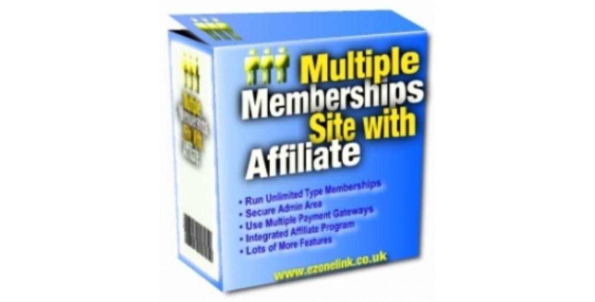 Multiple Memberships Site With Affiliate-1435