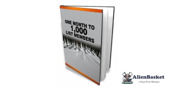 One Month To 1,000 List Members-2986