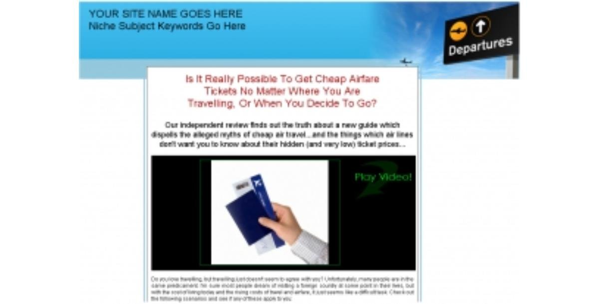My Airfare Secrets! Presell Templates-9401