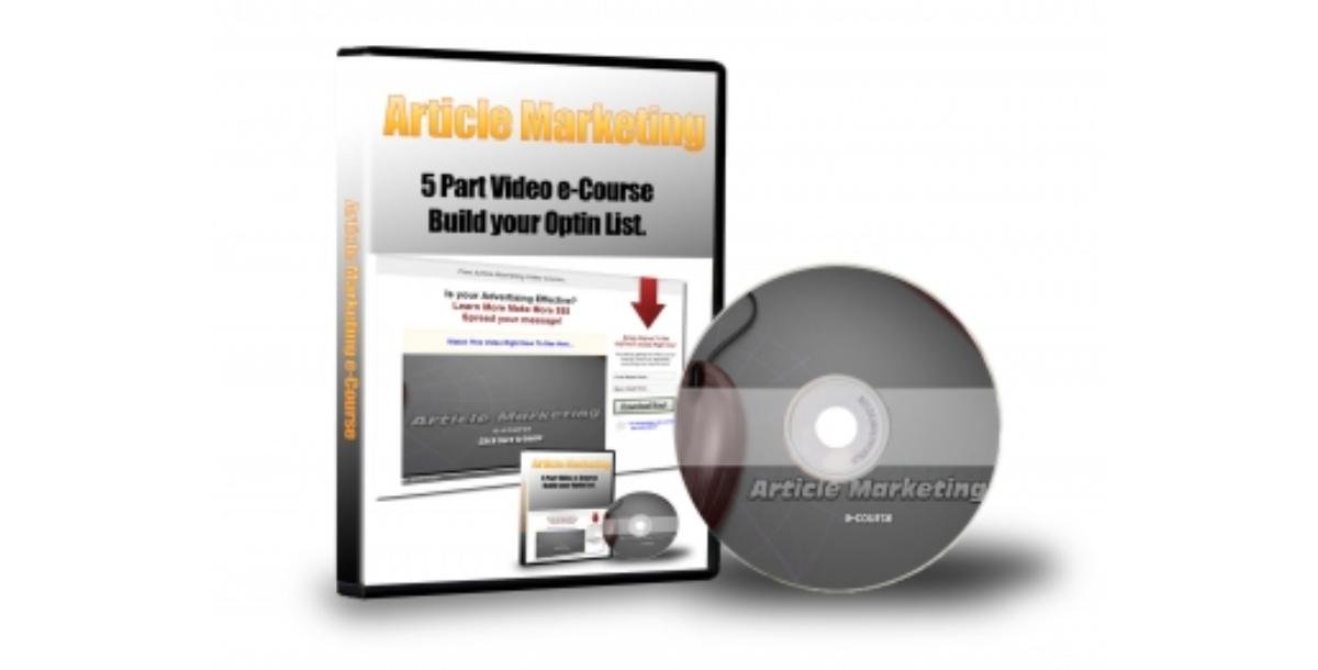 Article Marketing 5 Part Video e-Course-223
