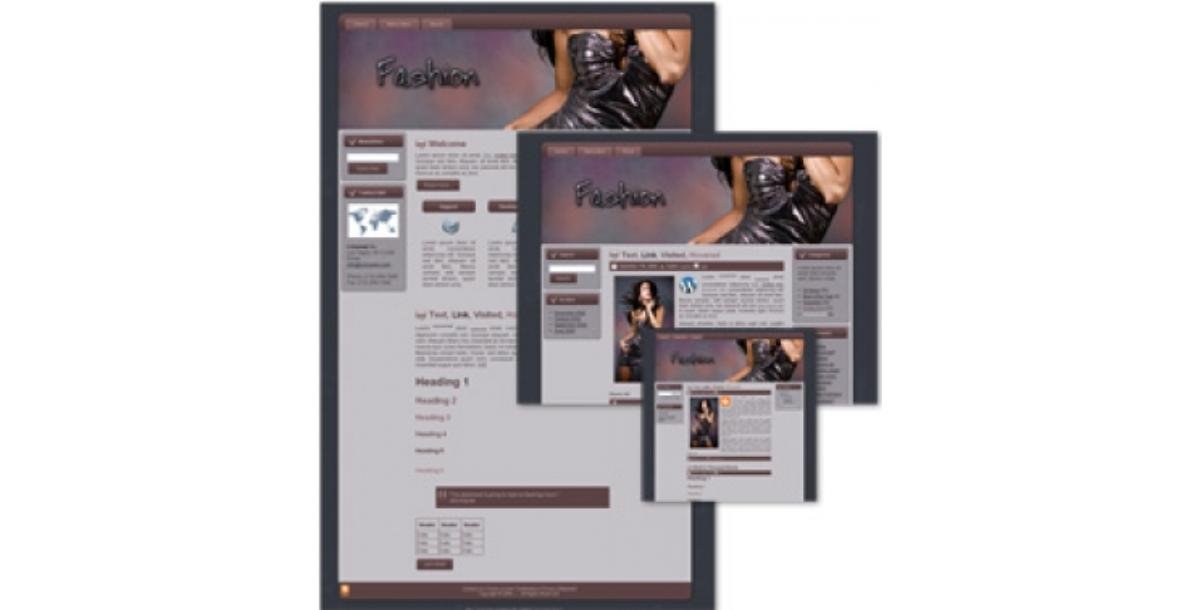 Fashion Themed Wordpress, Blogger and HTML Templates-7461