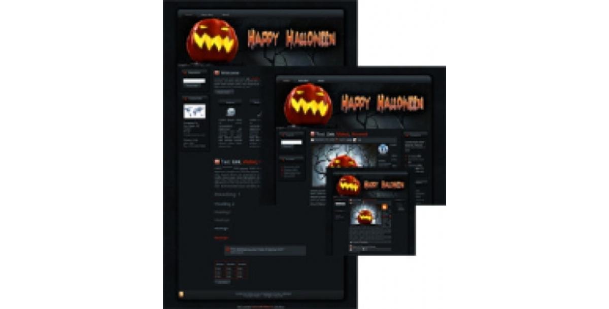 Halloween Pumpkin WP Theme-927