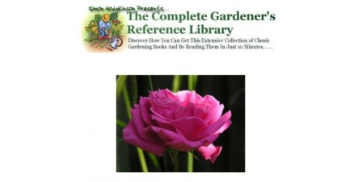 The Complete Gardener's Reference Library-5229