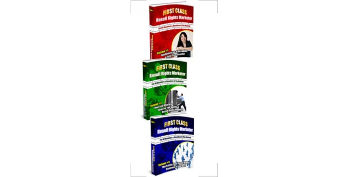 First Class Resell Rights Marketer : Triple Pack-8394