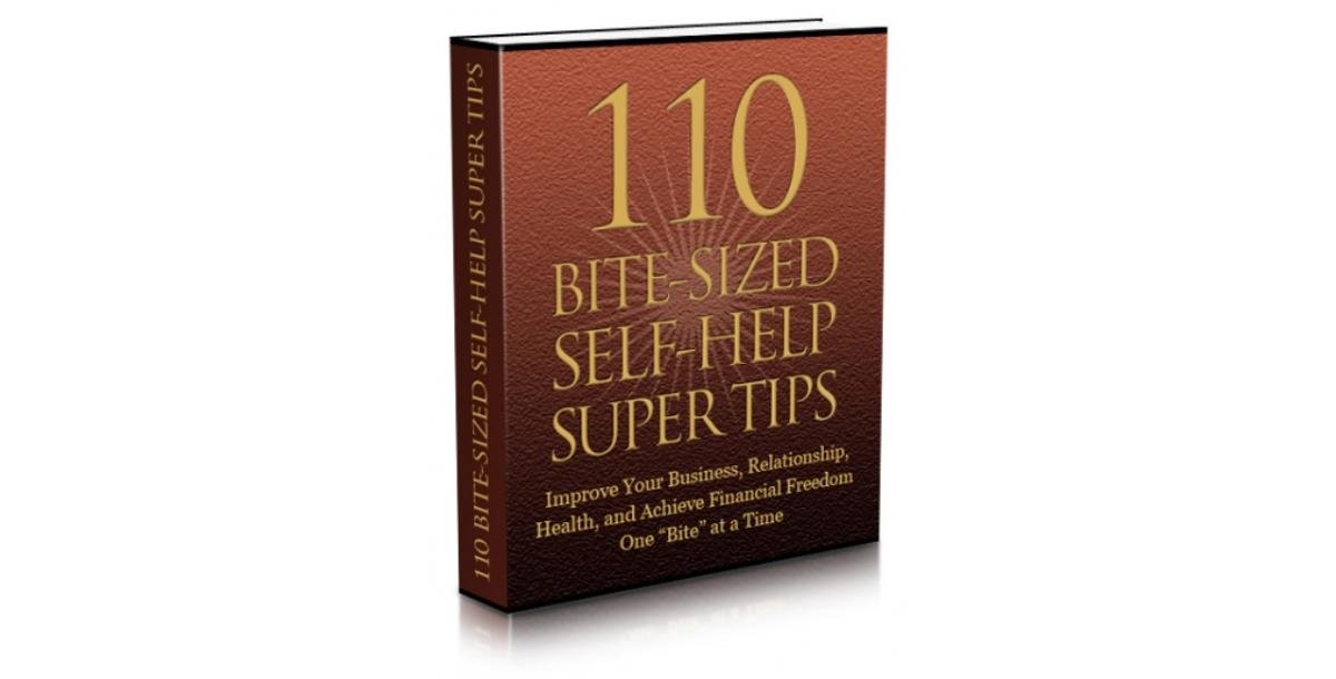 110 Bite-Sized Self-Help Super Tips-6114
