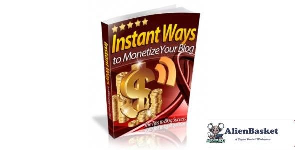 Instant Ways To Monetize Your Blog-9095