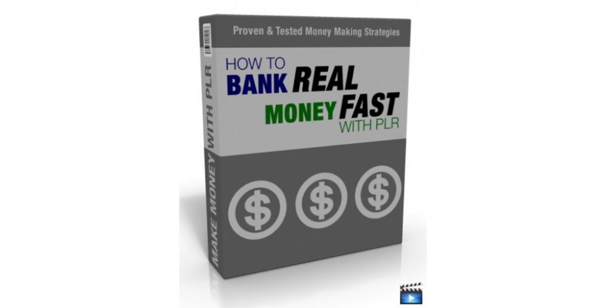 How To Bank Real Money Fast With PLR-9326
