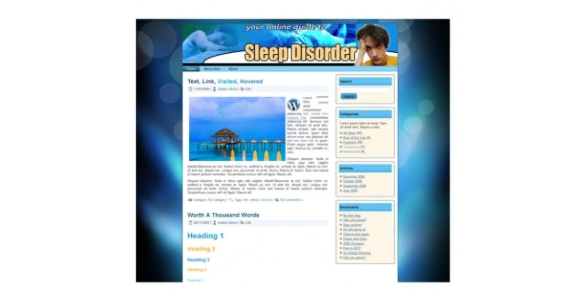 Sleep Disorder Templates-1822