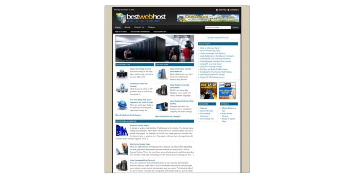 Web Host Niche Blog-3900