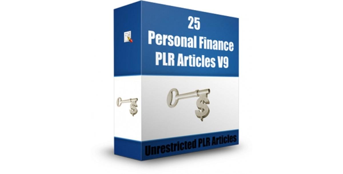25 Personal Finance PLR Articles V9-9281