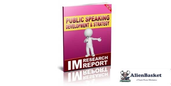 Public Speaking Development and Strategy-3850